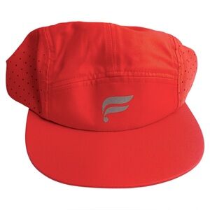 Fabletics The Performance 5 Panel Hat Orange Nectar NWT NEW!